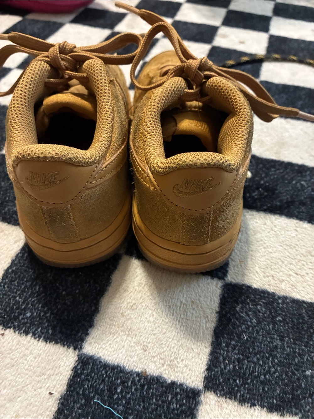 Nike Kids' Wheat Brown Low-Top Sneakers